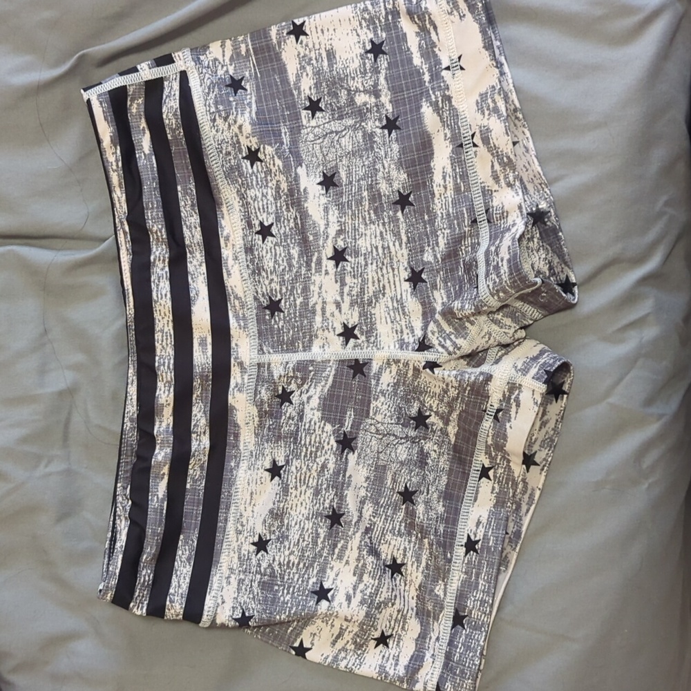 IAB MFG Women's No Ride Workout Running Shorts Star Size S